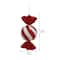 13" Red & White Glitter Jumbo Peppermint Candy Twist Ornament by Ashland®